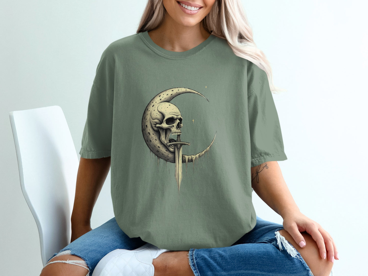 Grim Reaper Moon Graphic Tee shirt product
