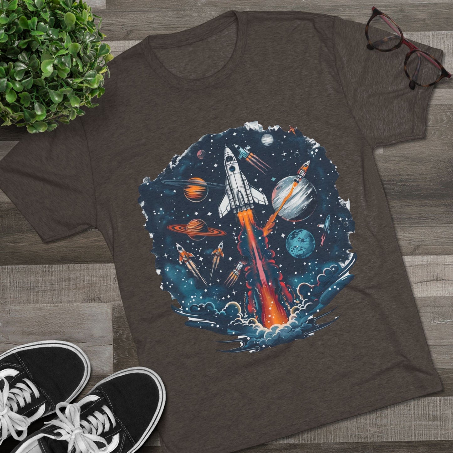 Unisex Tri - Blend Crew Tee - IconVexa
