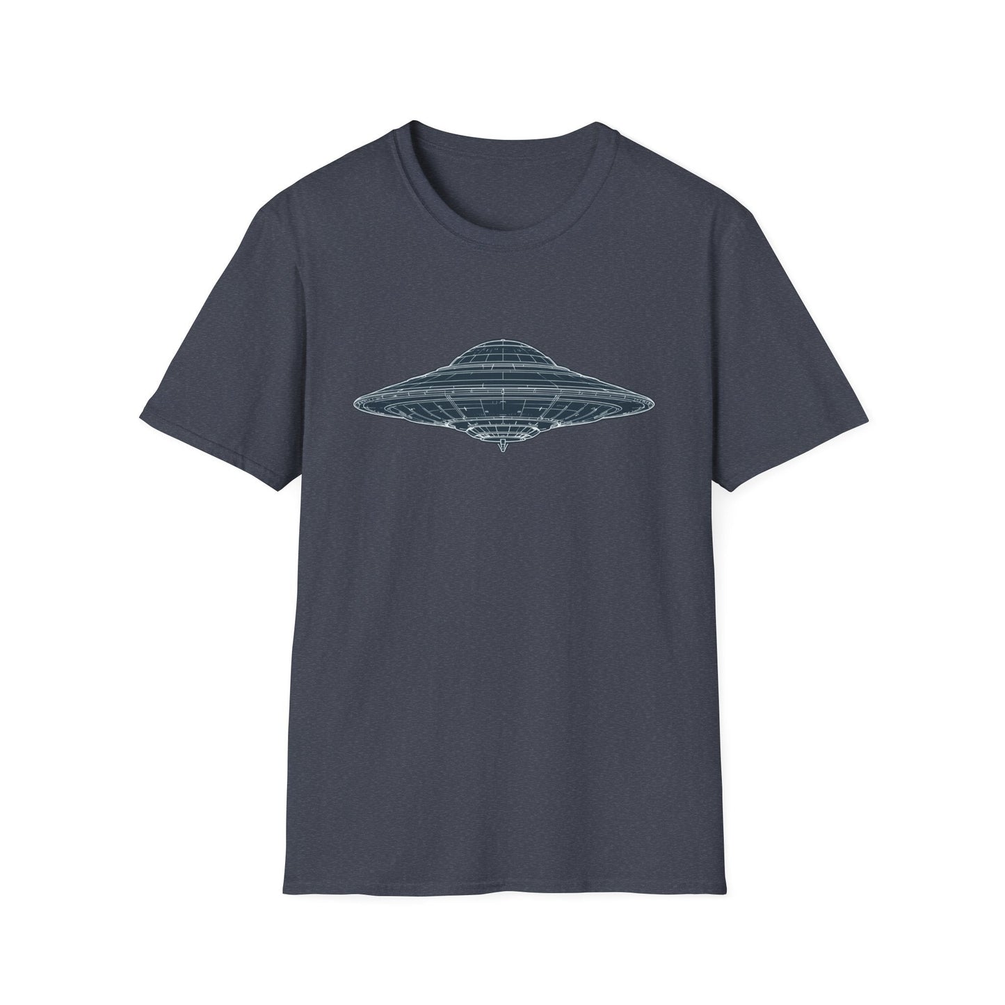 Unisex UFO Graphic T-Shirt, Fun Gift for Space Lovers, Casual Wear, Extra Soft T-Shirt, Birthday Gift, Geeky Apparel, Space Themed Clothing - IconVexa