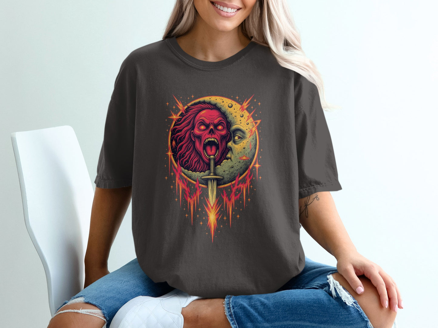 Horror Inspired Graphic Tee Apparel Product