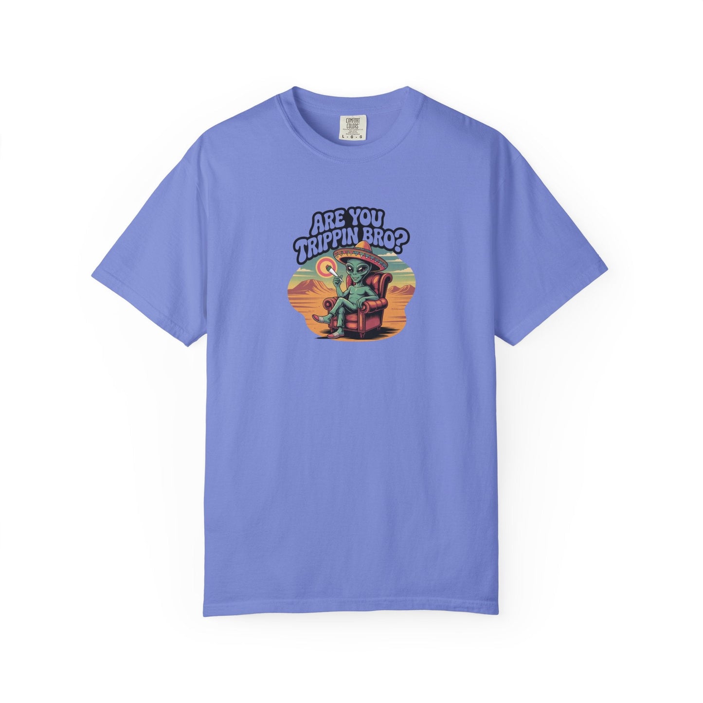 Funny Alien Shirt | Trippy Space Tee | Sci - Fi Stoner Gift - IconVexa