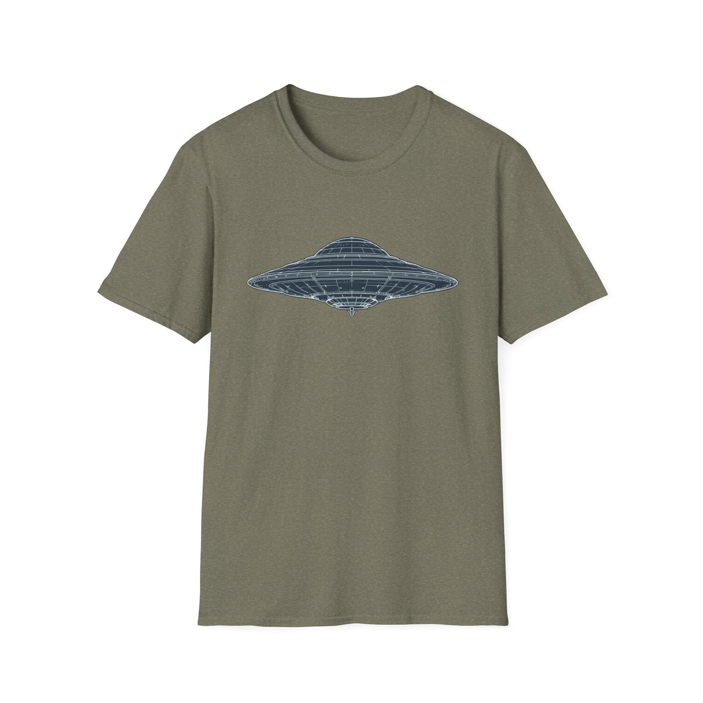 Unisex UFO Graphic T-Shirt, Fun Gift for Space Lovers, Casual Wear, Extra Soft T-Shirt, Birthday Gift, Geeky Apparel, Space Themed Clothing - IconVexa