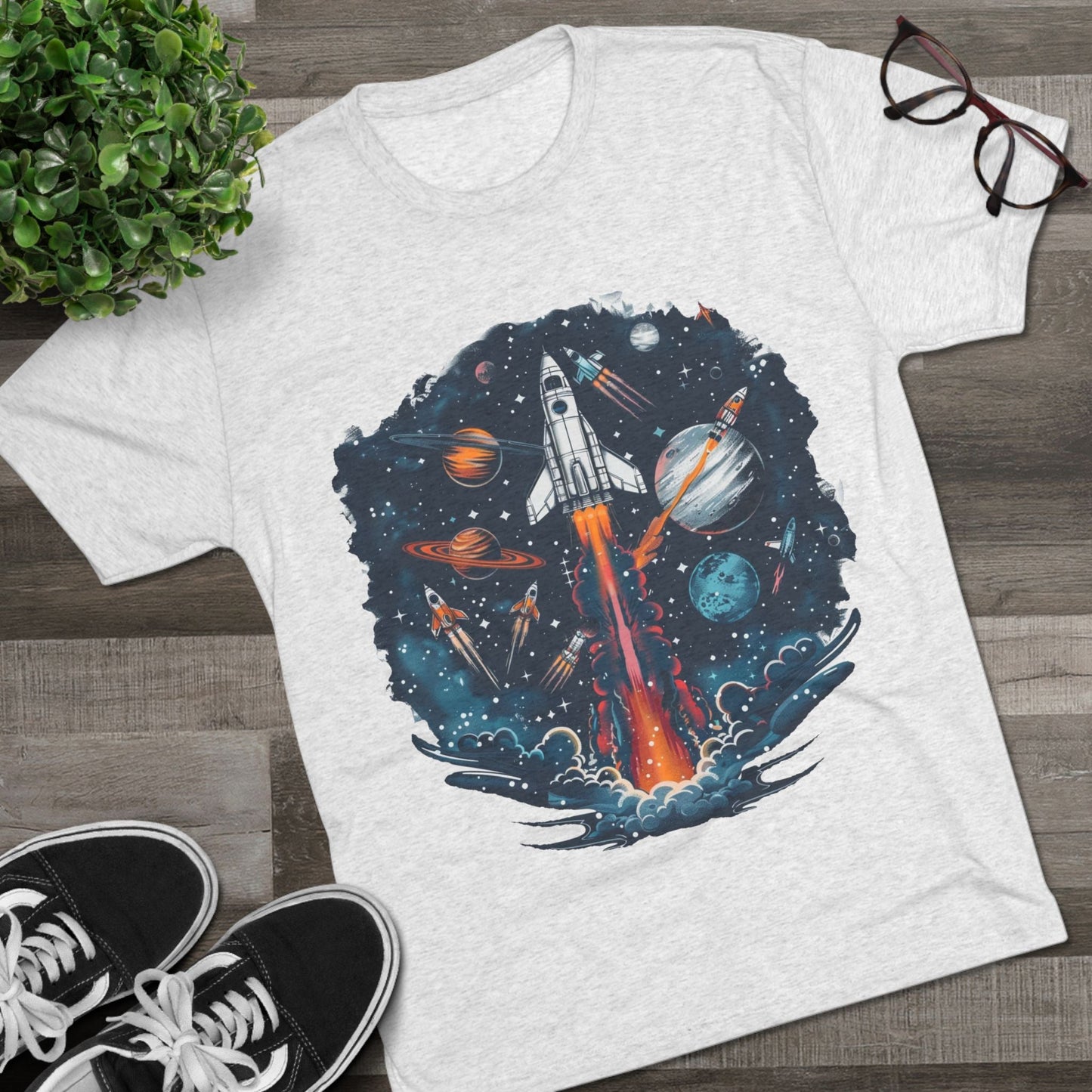 Unisex Tri - Blend Crew Tee - IconVexa