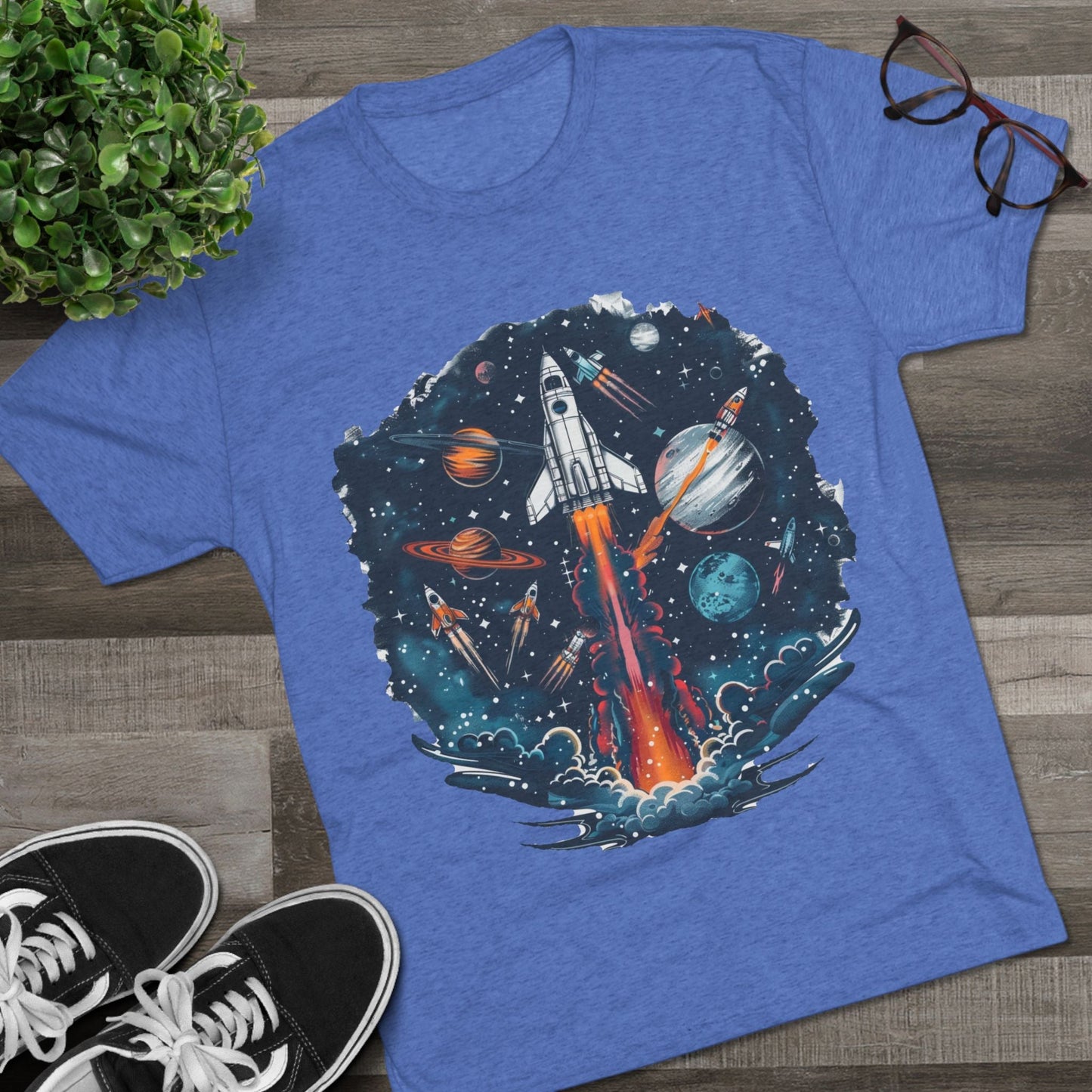 Unisex Tri - Blend Crew Tee - IconVexa