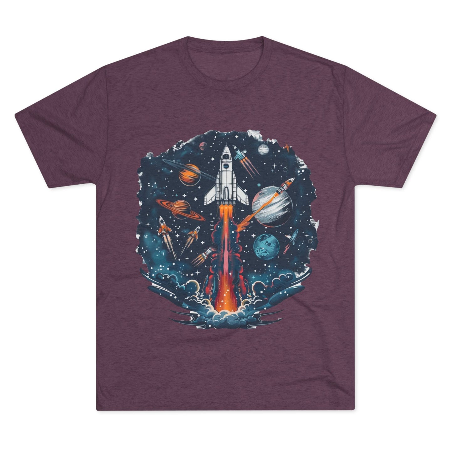 Unisex Tri - Blend Crew Tee - IconVexa