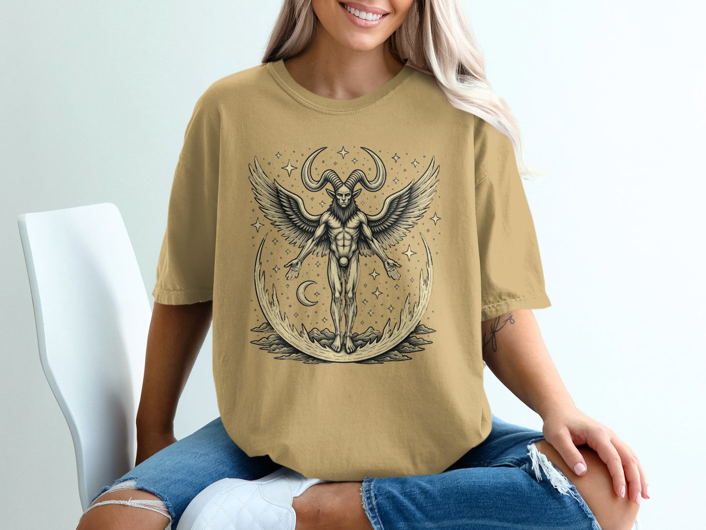 Mythical Celestial Being Graphic Print Tee product