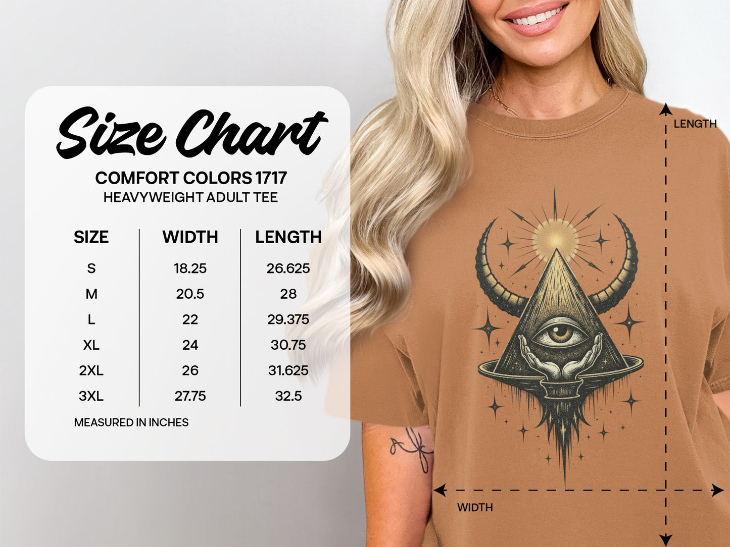 Ancient Mystical Symbol Heavyweight Adult Tee product