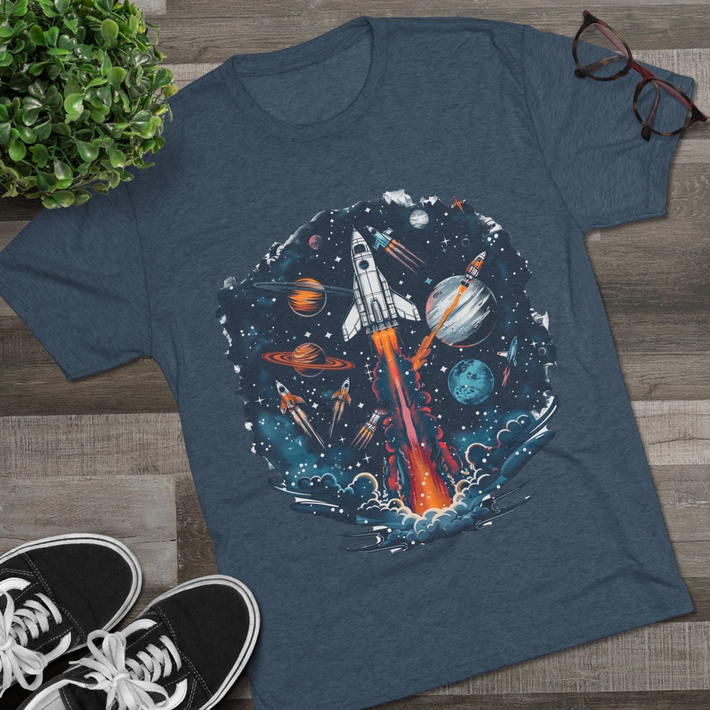 Unisex Tri - Blend Crew Tee - IconVexa