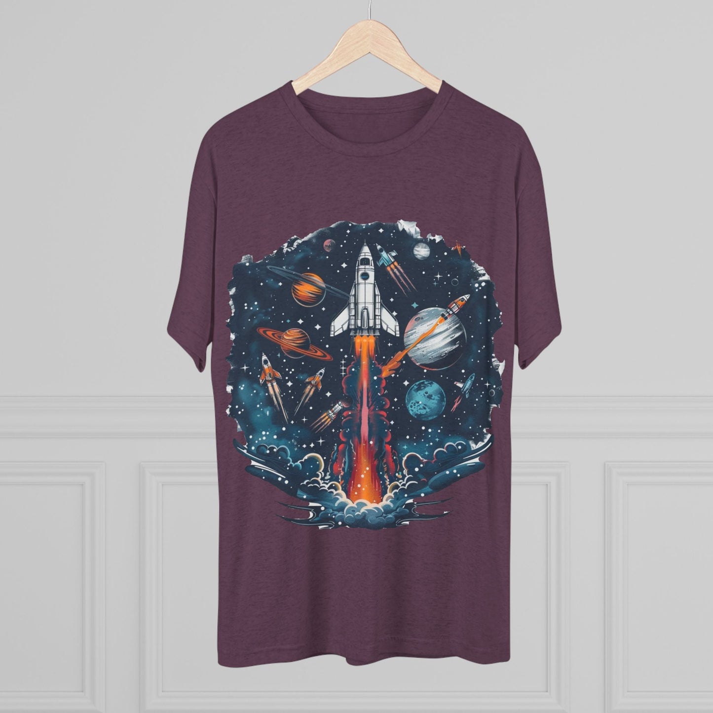 Unisex Tri - Blend Crew Tee - IconVexa