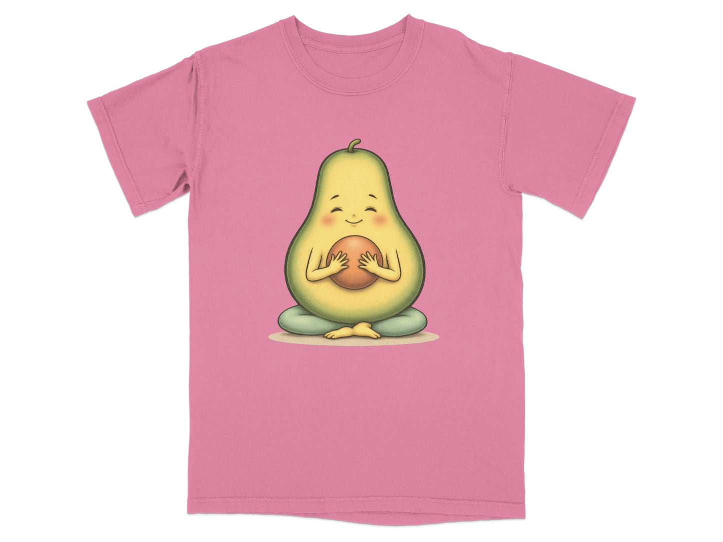 Cute Pear Character Sitting Cross-legged T-shirt product