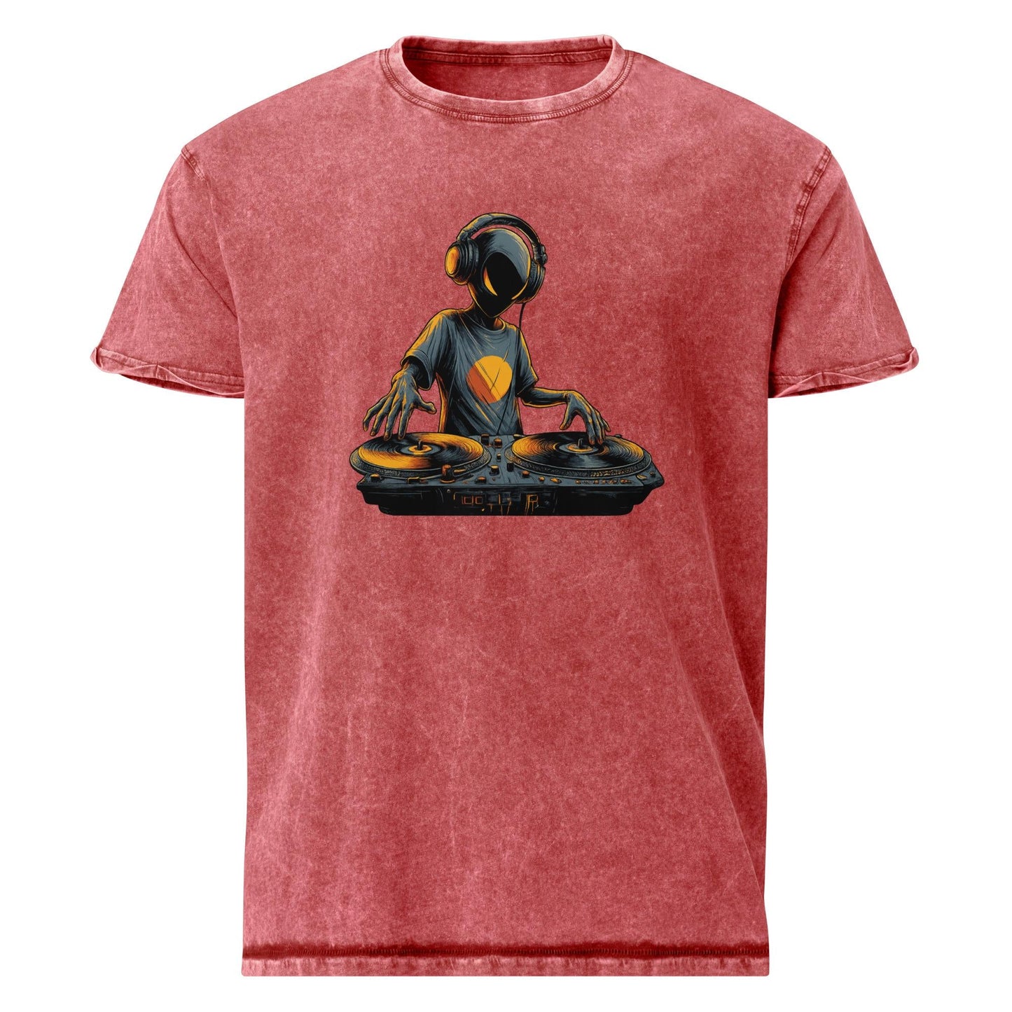 Alien DJ Tee | Space Theme Shirt for Music Lovers | Sci - Fi Streetwear Graphic T-Shirt - IconVexa
