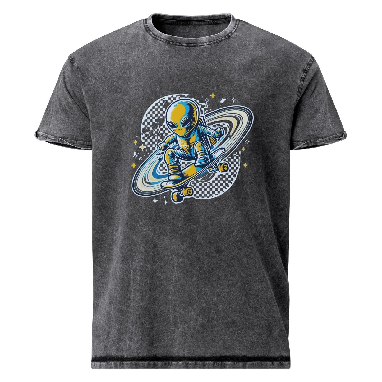 Alien Tee | Space Theme Shirt | Retro Skater Style Graphic for Sci - Fi Streetwear Fans - IconVexa