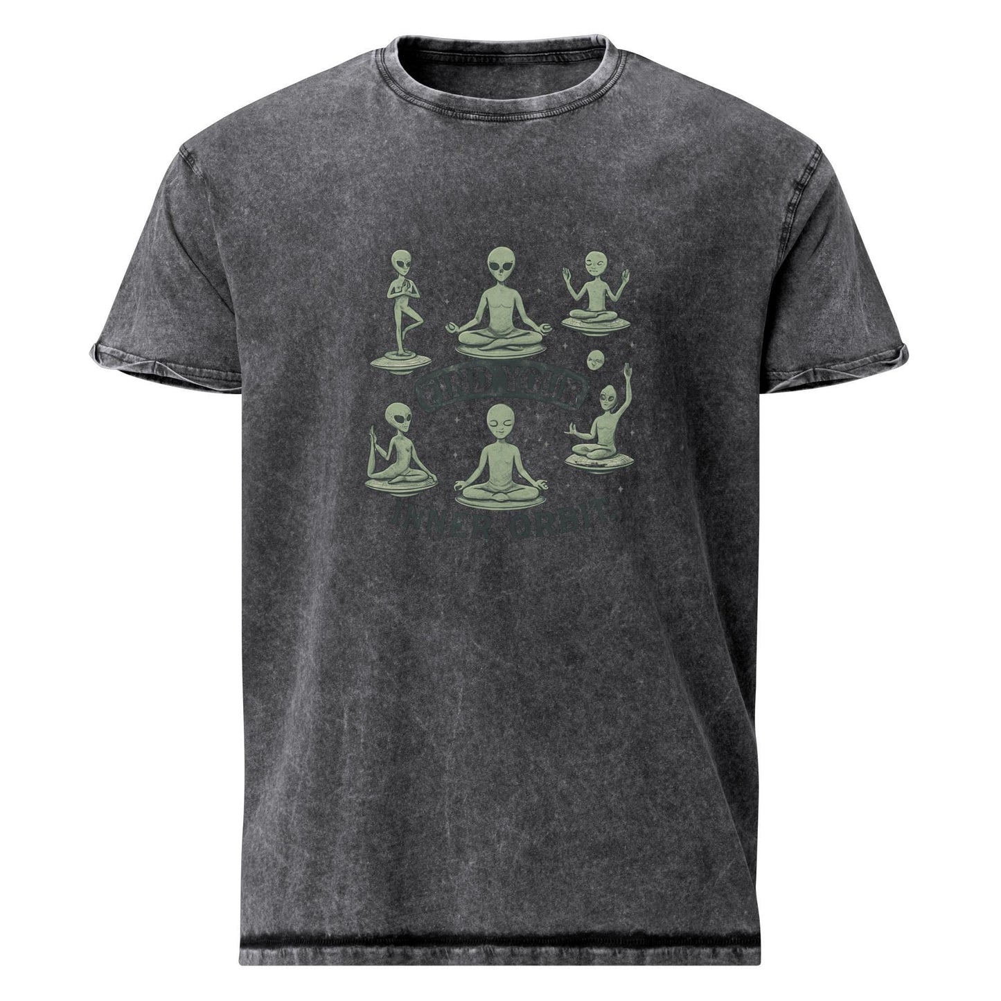 Alien Yoga Tee | Find Your Inner Orbit Shirt | Outer Space Meditation Graphic T-Shirt - IconVexa
