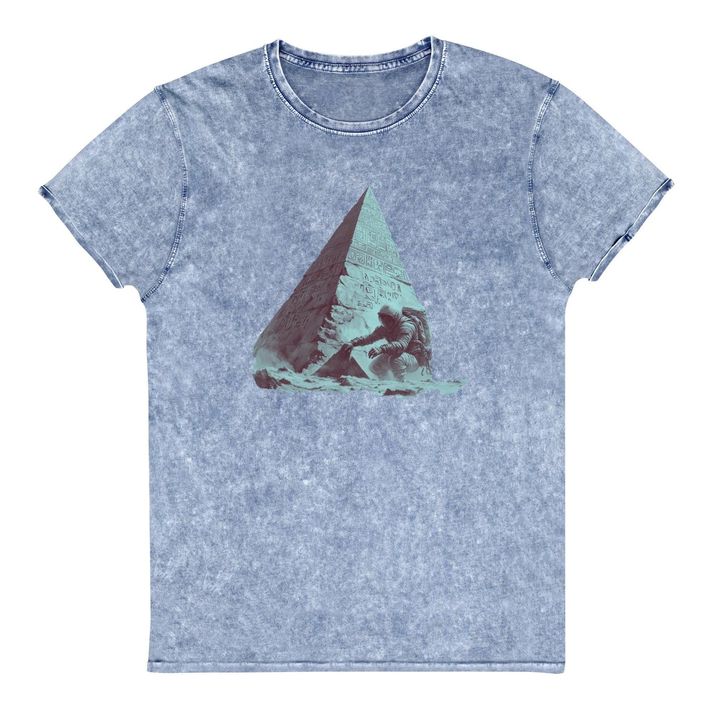 Astronaut Pyramid Discovery T-Shirt | Sci - Fi Ancient Alien Tee | Space Explorer Graphic Shirt - IconVexa