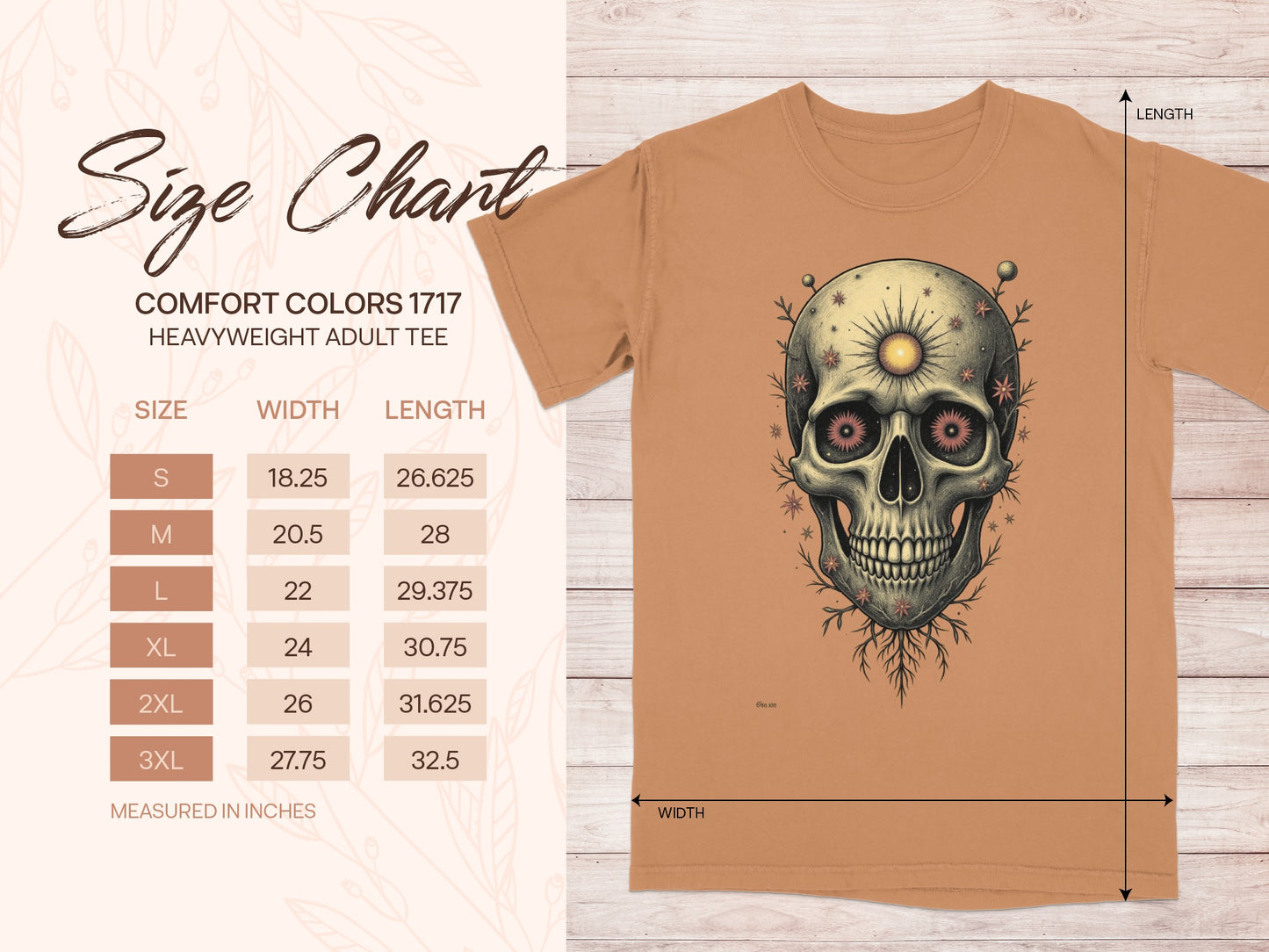 Skull Graphic Heavyweight Adult Tee product