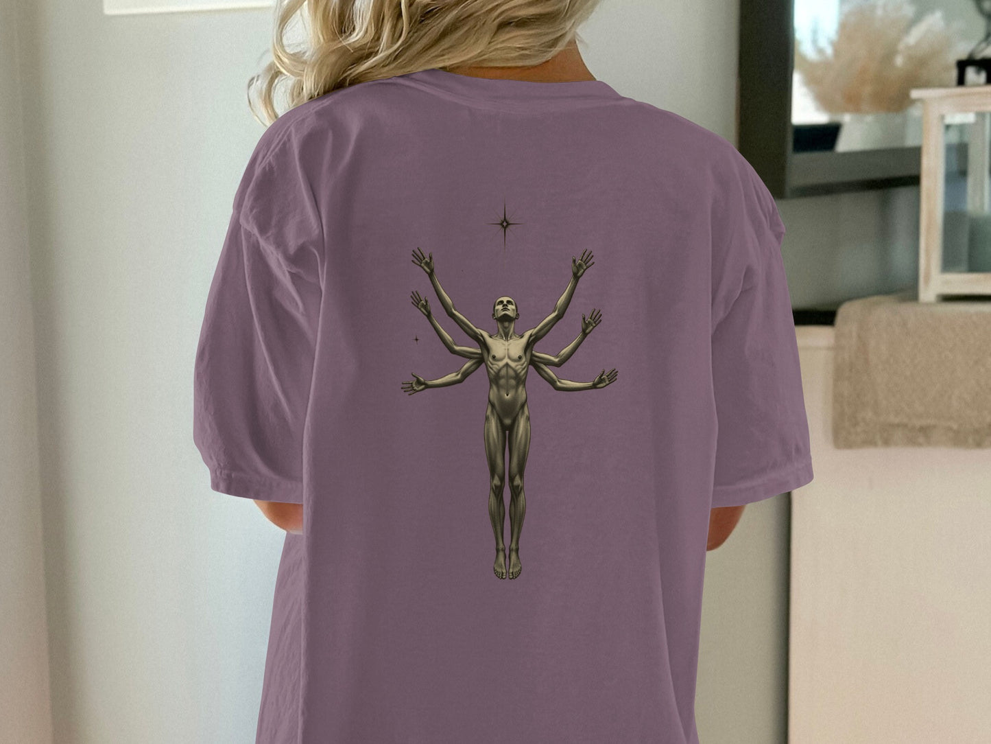 Artistic Multiple Arms Man Graphic T-Shirt product