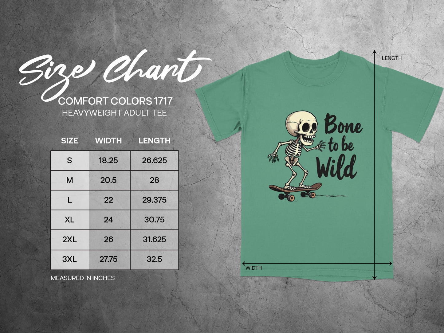 Bone To Be Wild Skeleton Graphic Novelty Design T-Shirt - IconVexa