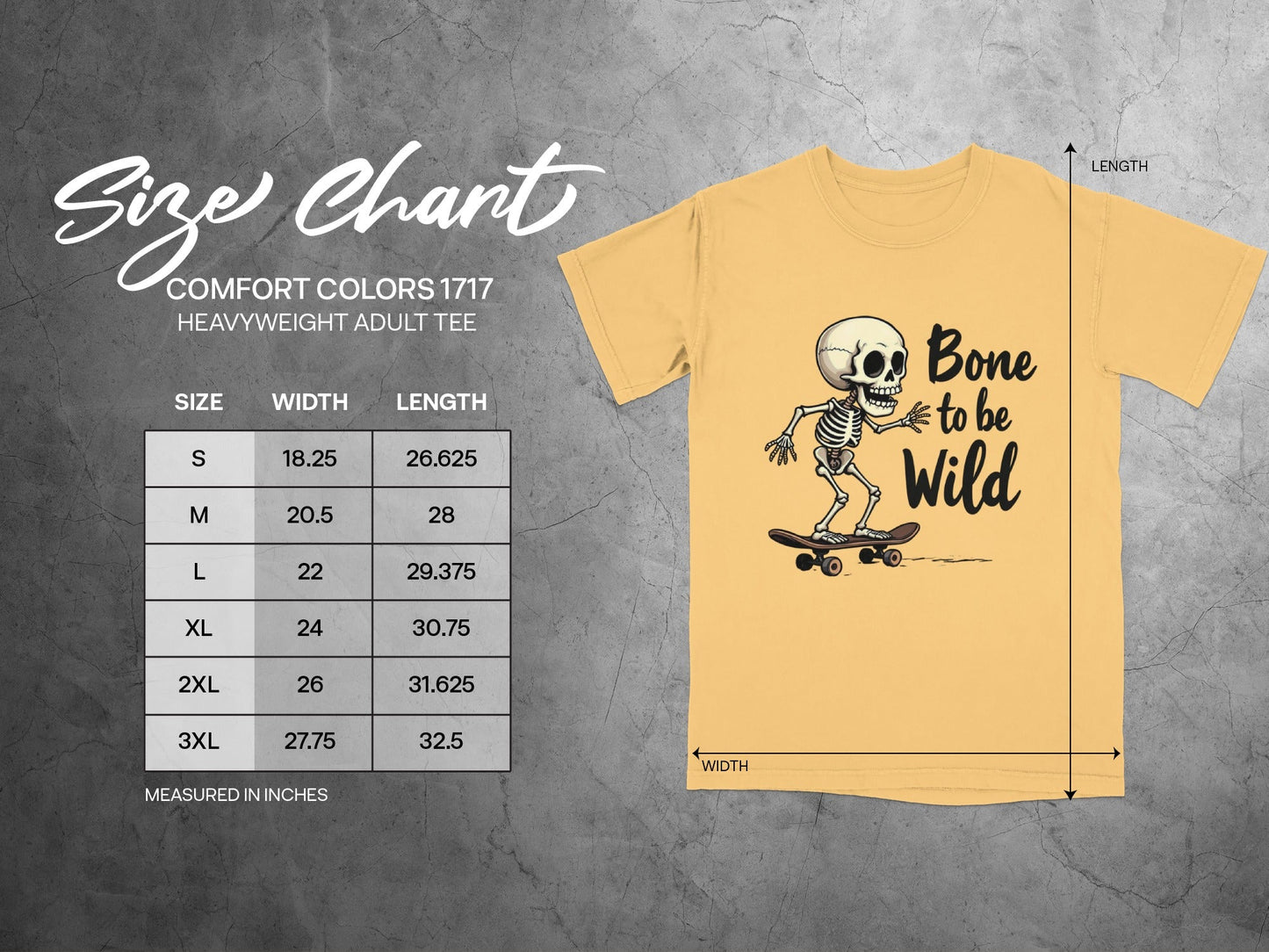 Bone To Be Wild Skeleton Graphic Novelty Design T-Shirt - IconVexa