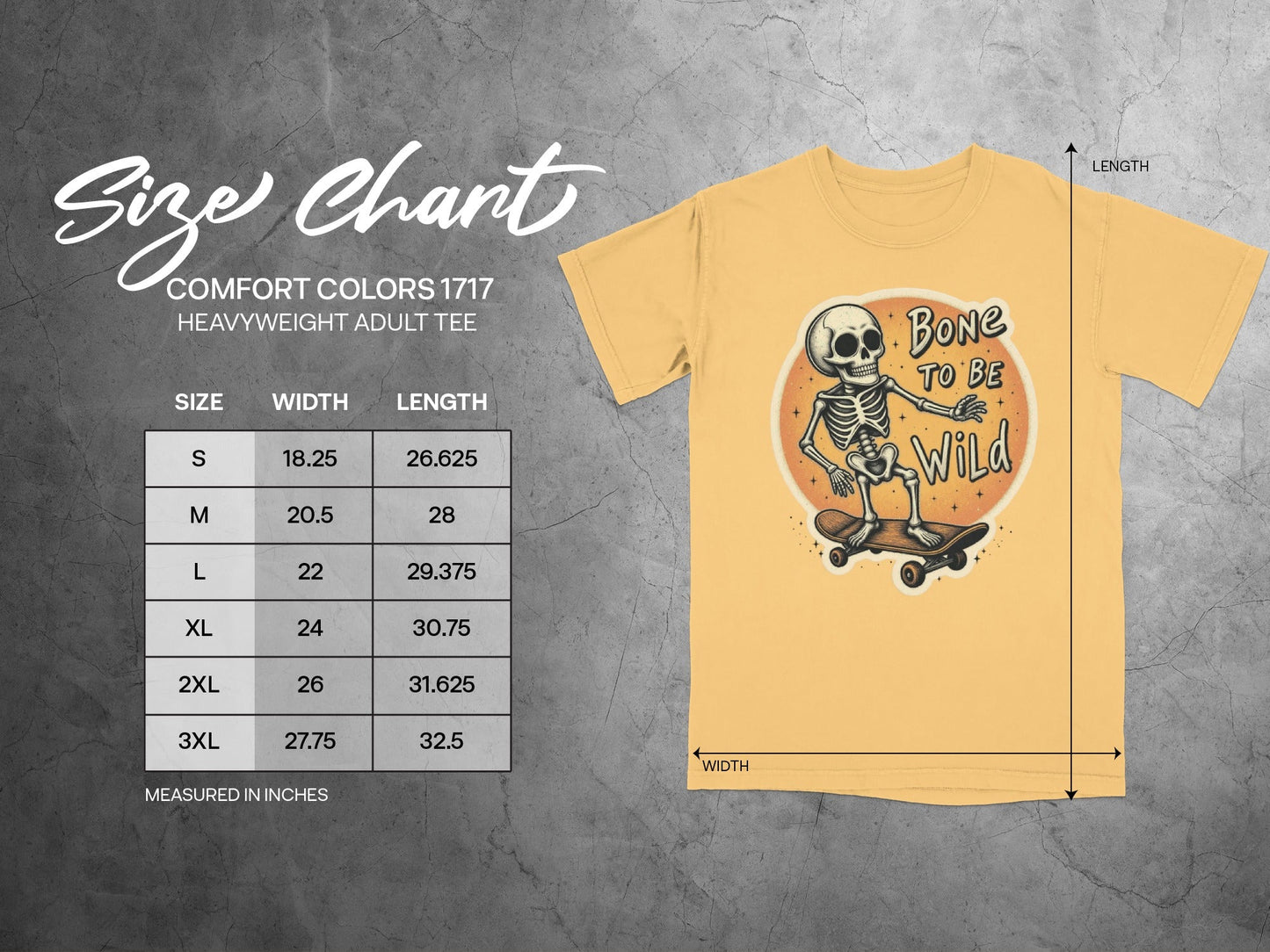 Bone To Be Wild Skeleton Skateboarding Graphic Art T-Shirt - IconVexa