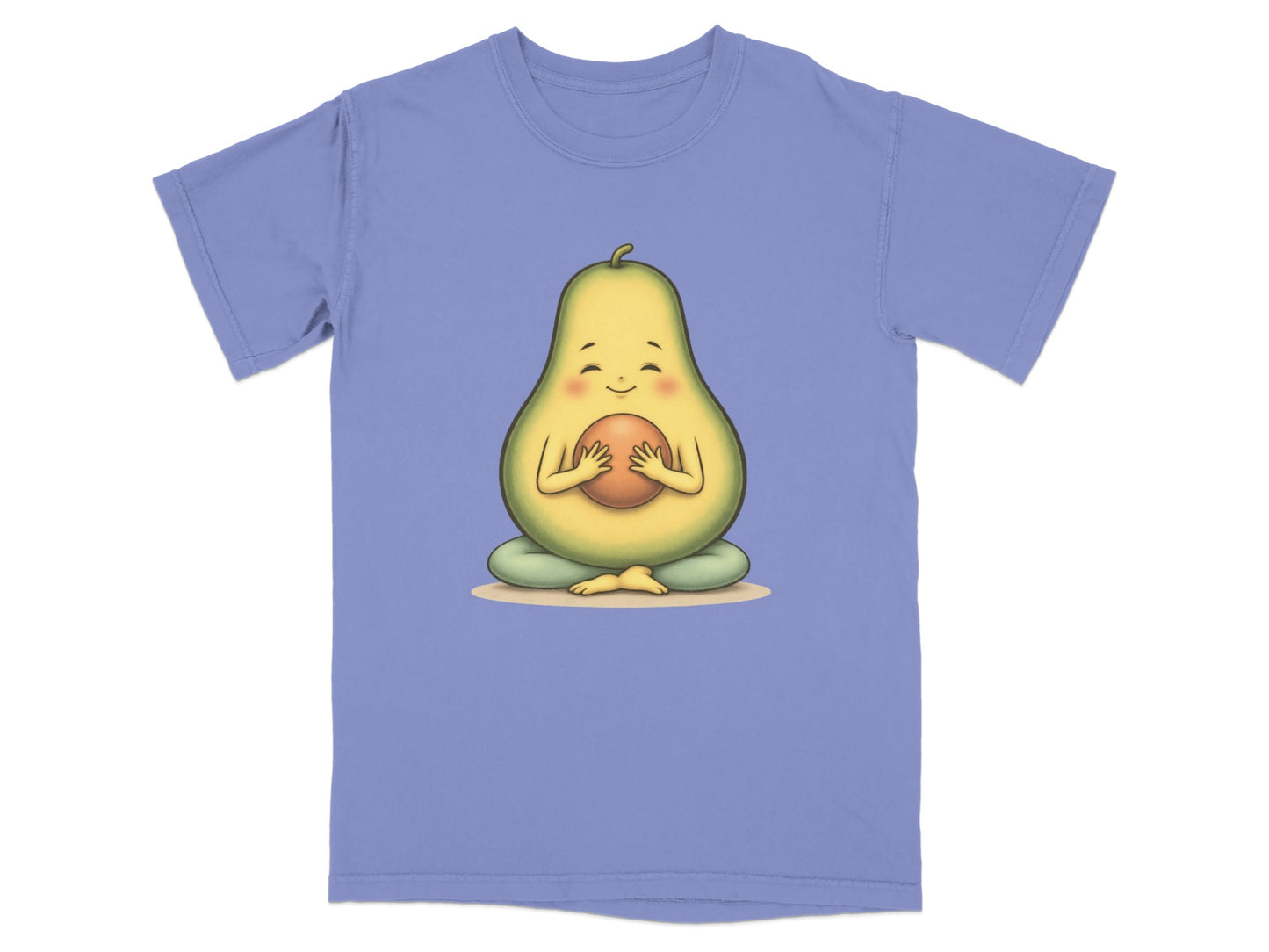 Adorable Meditating Pear Character Tee Shirt product