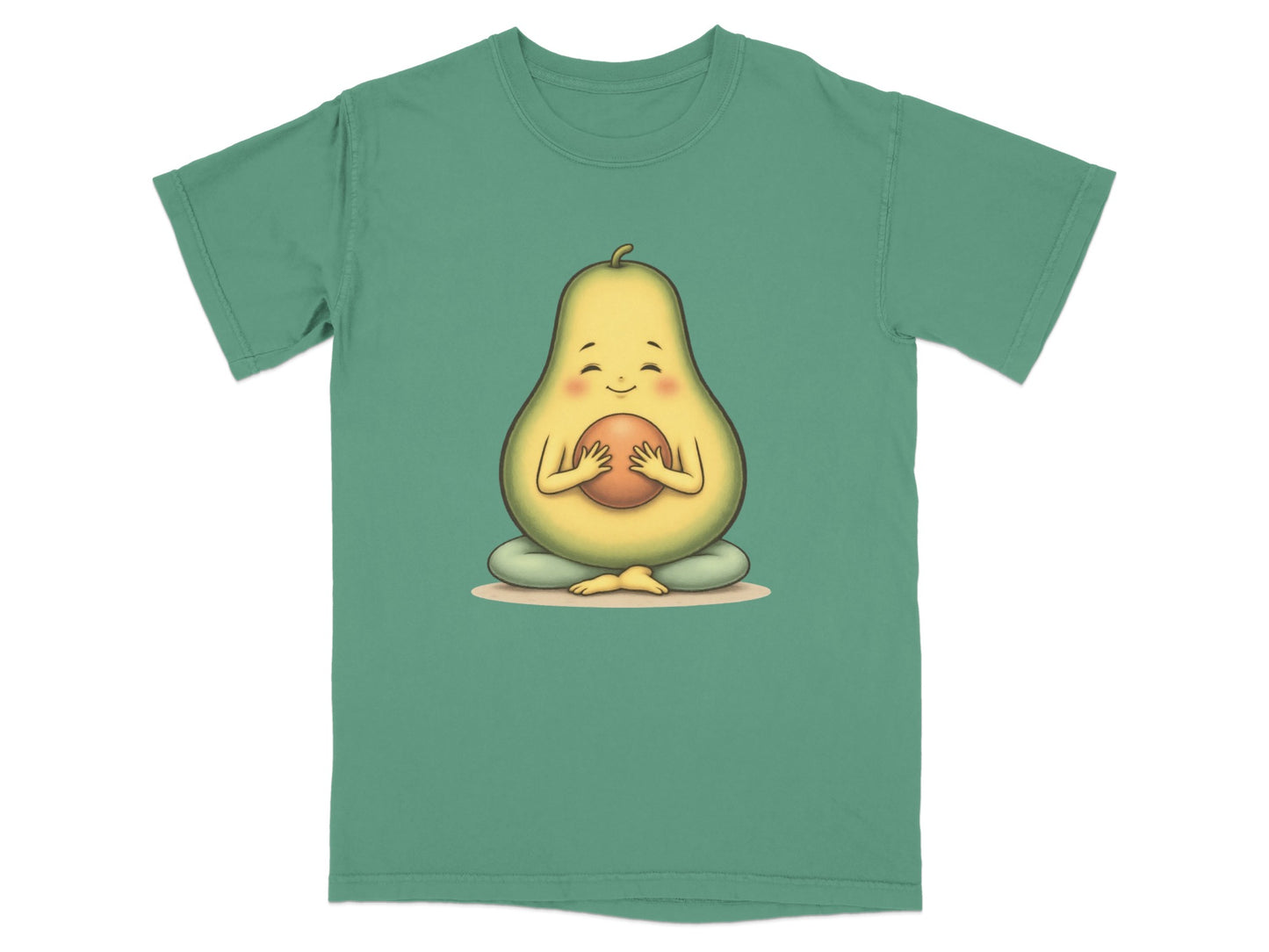 Relaxing Pear Character Yoga Pose T-shirt product