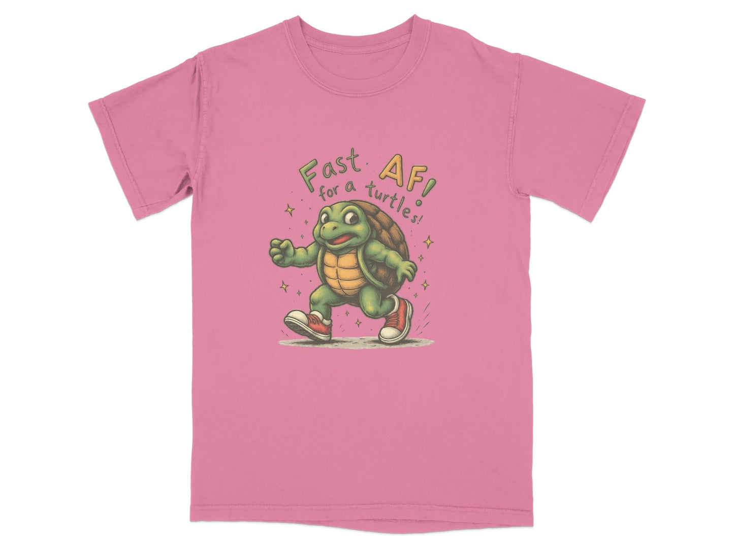Fast AF for a Turtles Graphic Novelty Design Premium T-Shirt - IconVexa