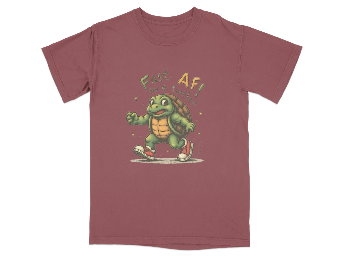Fast AF for a Turtles Graphic Novelty Design Premium T-Shirt - IconVexa