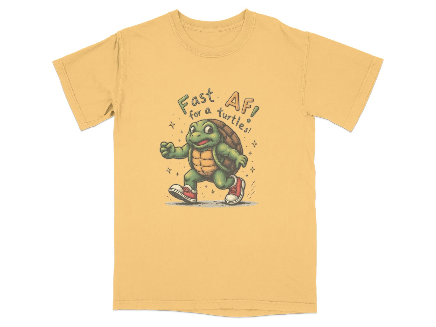 Fast AF for a Turtles Graphic Novelty Design Premium T-Shirt - IconVexa
