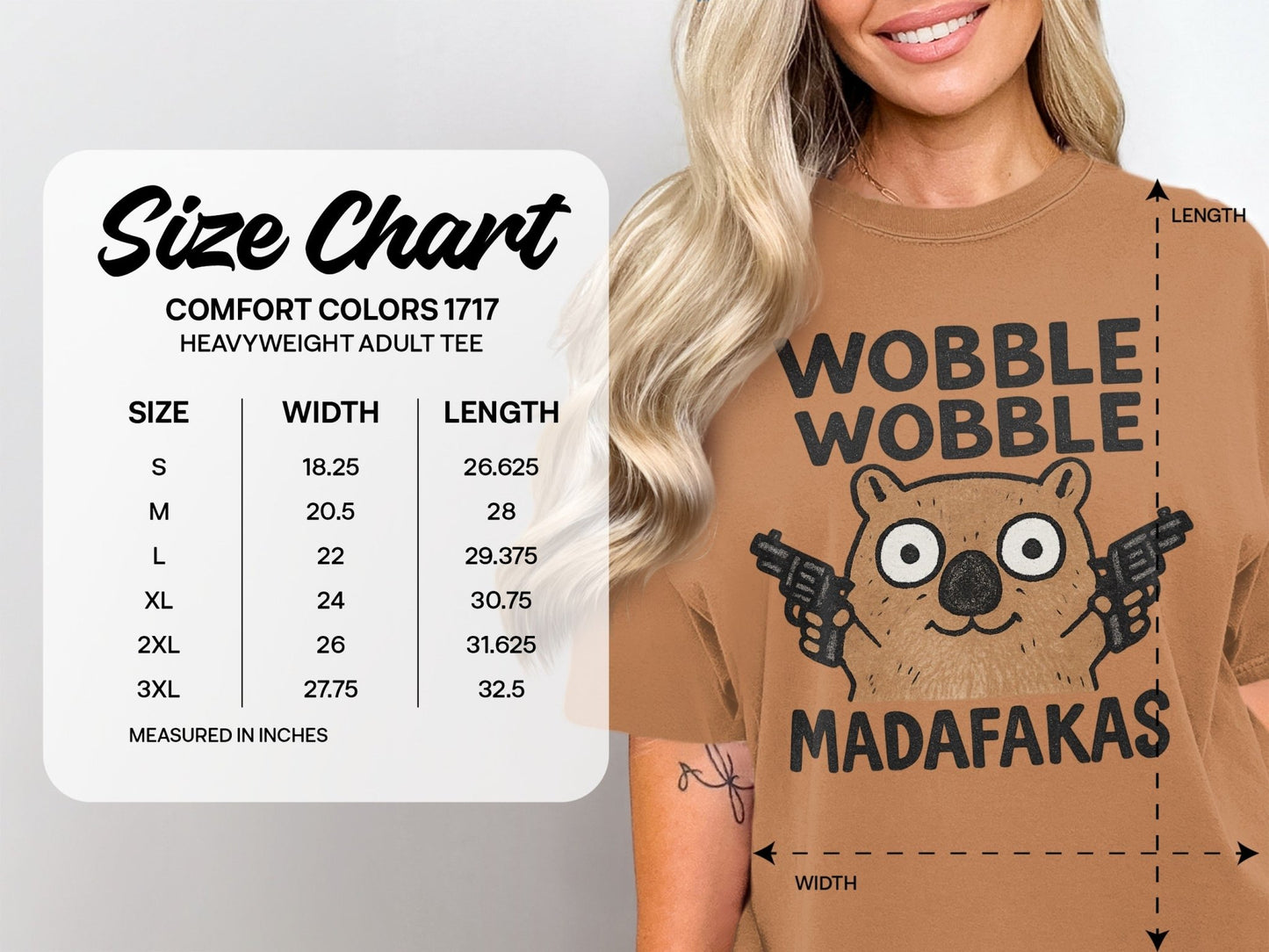 Funny Wombat T-Shirt, Gangster Wombat Shirt, Animal Lover Gift, Meme Shirt, Trendy T-Shirt, Graphic Tee, Cute Animal Shirt, Funny Gift - IconVexa