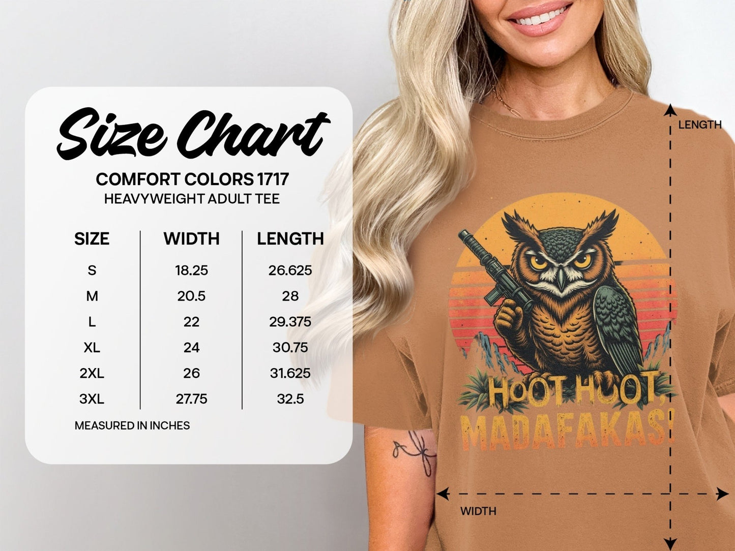 Owl T-Shirt, Hoot Hoot Madakafakas Tee, Funny Owl Shirt, Gun T-Shirt, Meme T-Shirt, Unique Owl Design Tee, Gift T-Shirt - IconVexa