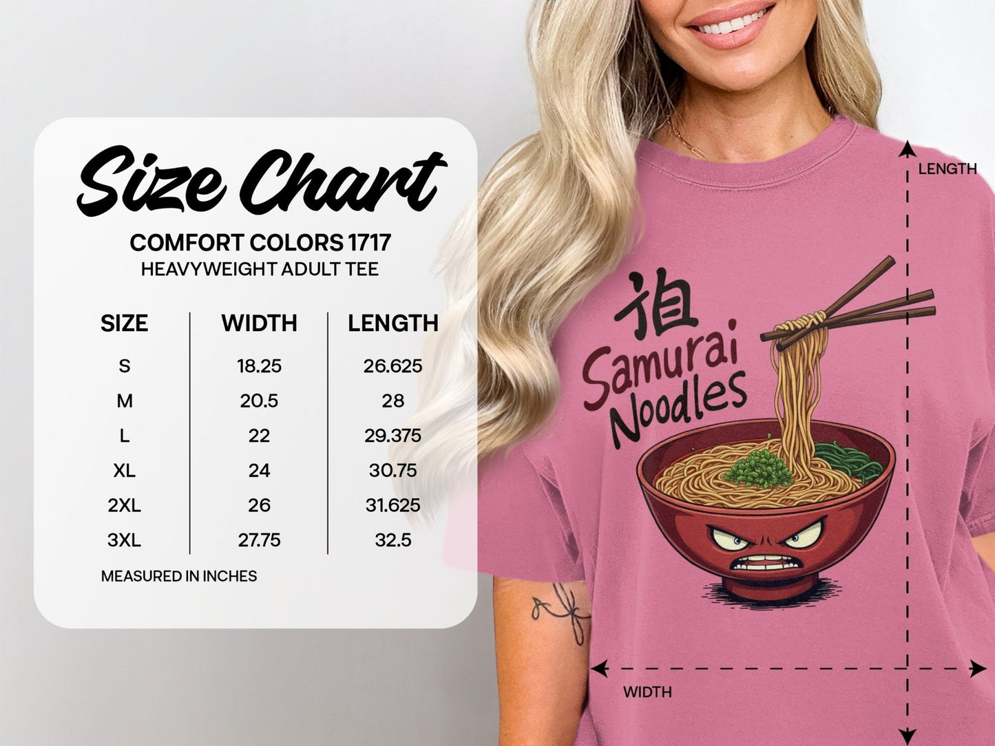 Samurai Noodles T-Shirt, Ramen Bowl T-Shirt, Funny Food Shirt, Japanese Food Tee, Anime Noodles T-Shirt, Gift For Foodie, Quirky T-Shirt - IconVexa
