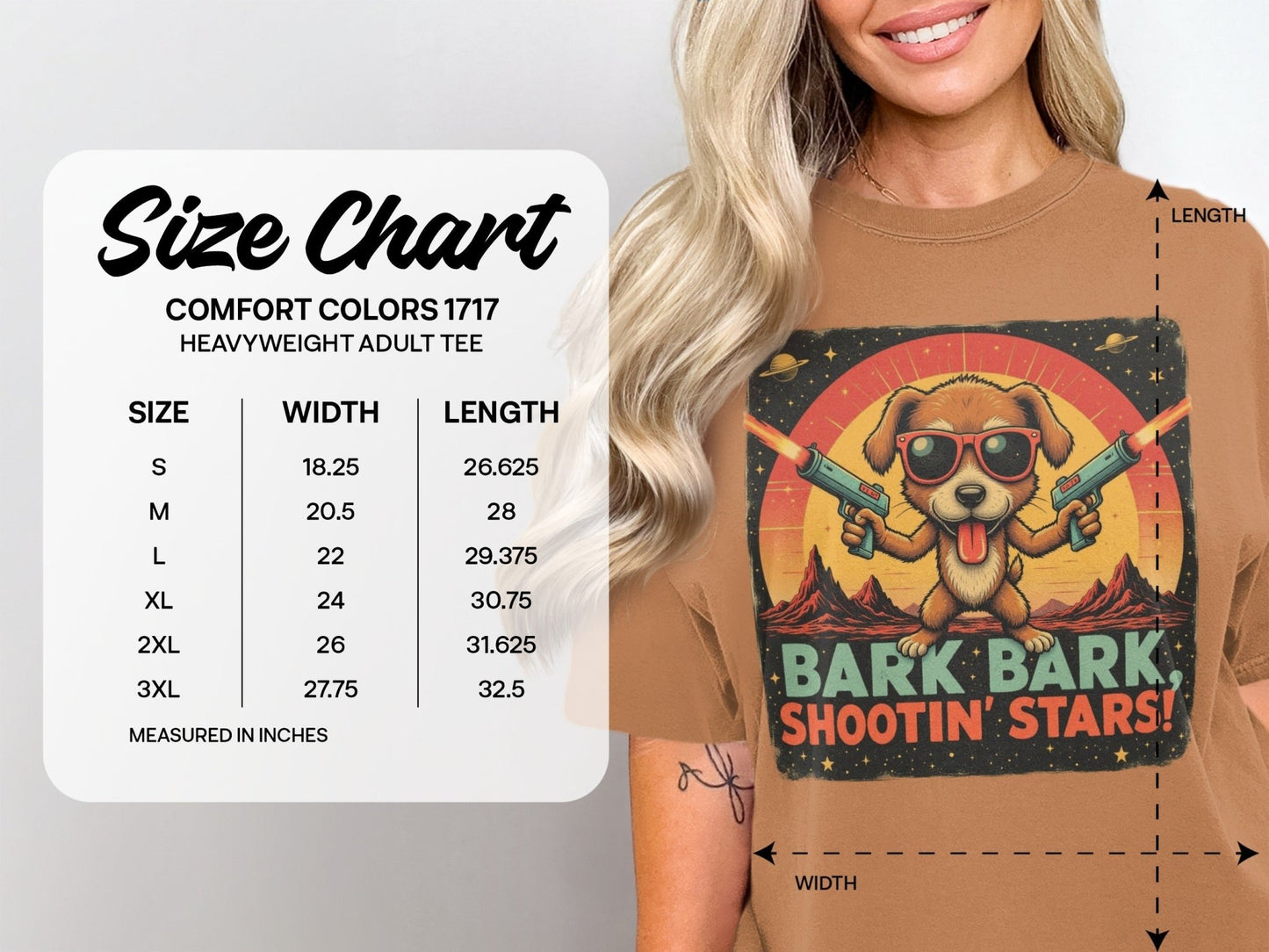 T-Shirt Space Dog, Funny Tee, Bark Bark Shooting Stars Shirt, Retro Dog Shirt, Cool Dog Tee, Cute Pet T Shirt, Dog Lover Gift, Unique Dog - IconVexa