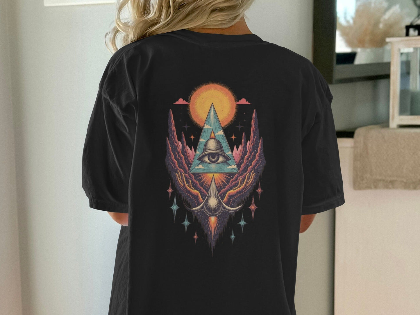 Third Eye T-Shirt, Spiritual T-Shirt, Celestial T-Shirt, Vision Tee, All Seeing Eye Shirt, Unisex T-Shirt, Trendy Shirt, Gift for Her - IconVexa