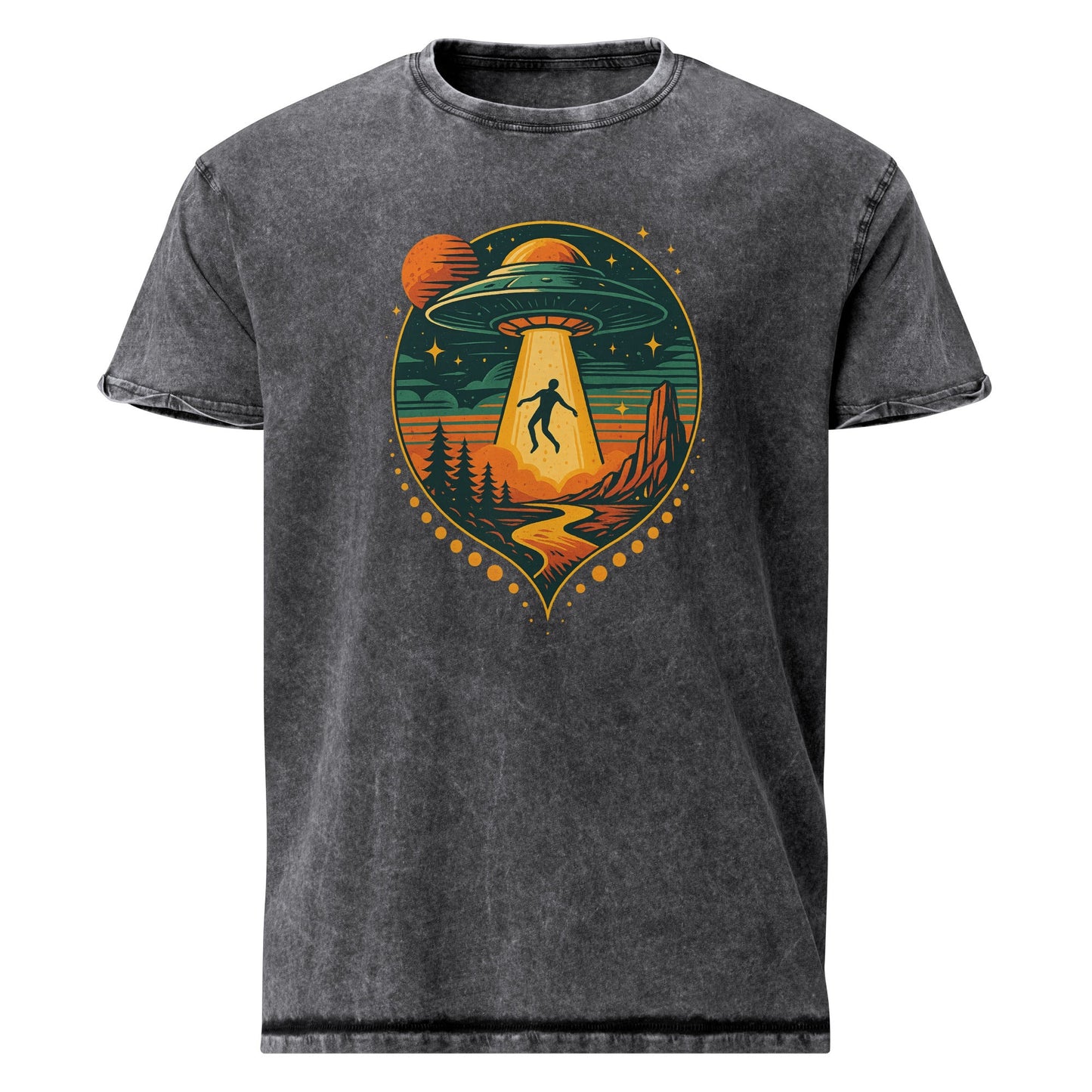 UFO Abduction Tee | Retro Sci - Fi Shirt | Alien Encounter Space Graphic Tee - IconVexa