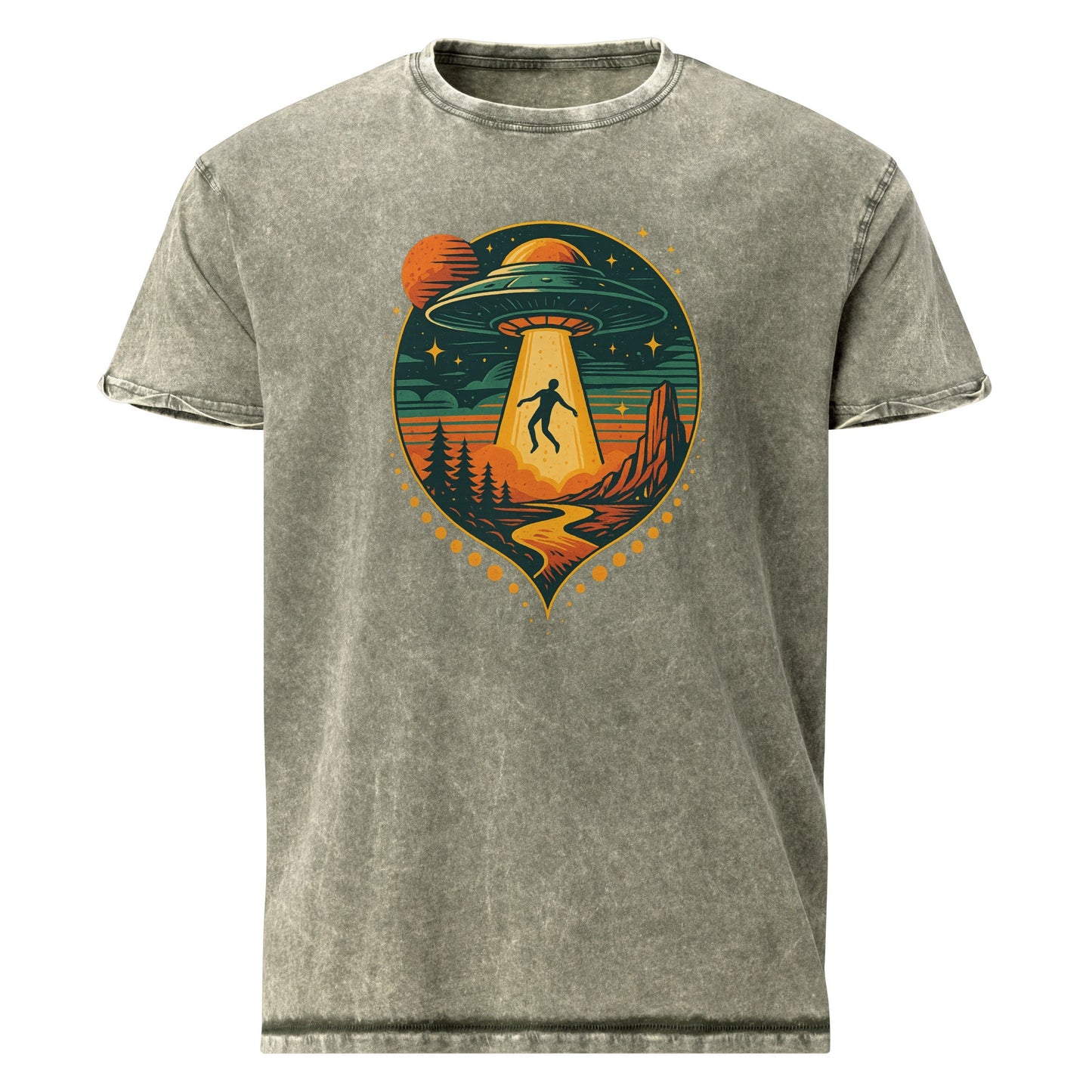 UFO Abduction Tee | Retro Sci - Fi Shirt | Alien Encounter Space Graphic Tee - IconVexa