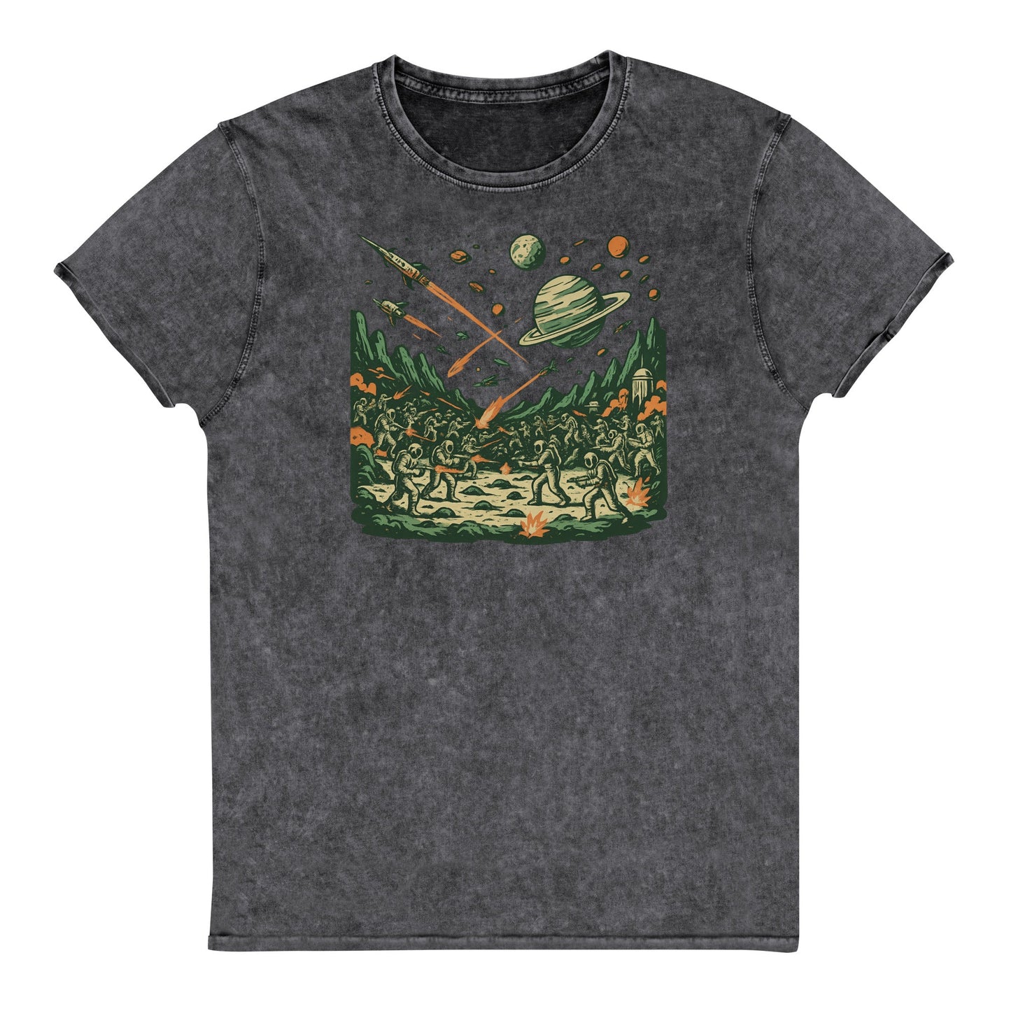 Alien Invasion Graphic Tee | Outer Space Shirt | Retro Sci - Fi Streetwear - IconVexa