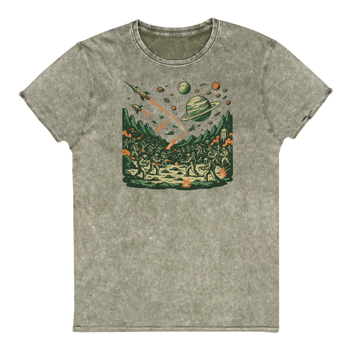Alien Invasion Graphic Tee | Outer Space Shirt | Retro Sci - Fi Streetwear - IconVexa
