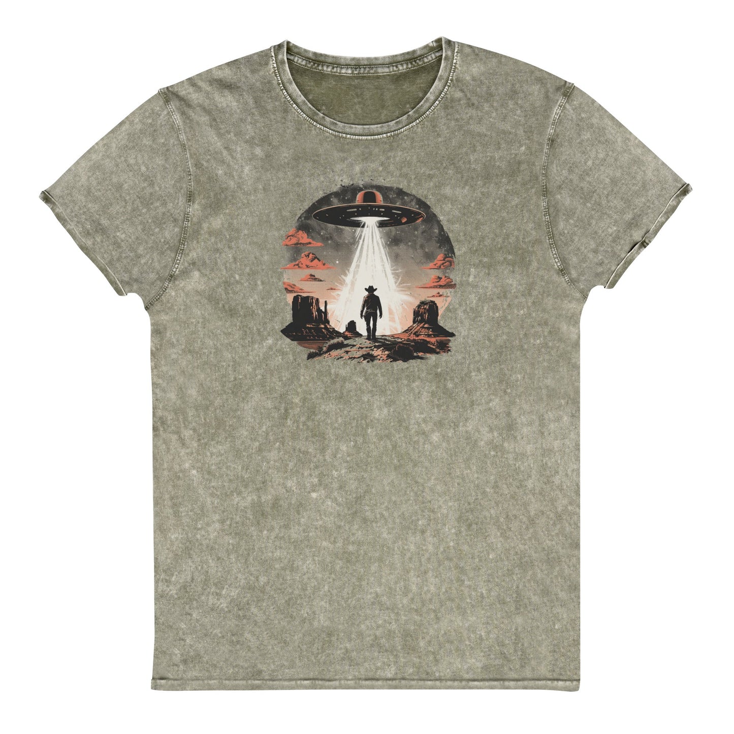 UFO Abduction T-Shirt | Vintage Alien Tee | Retro Sci - Fi Graphic Shirt - IconVexa