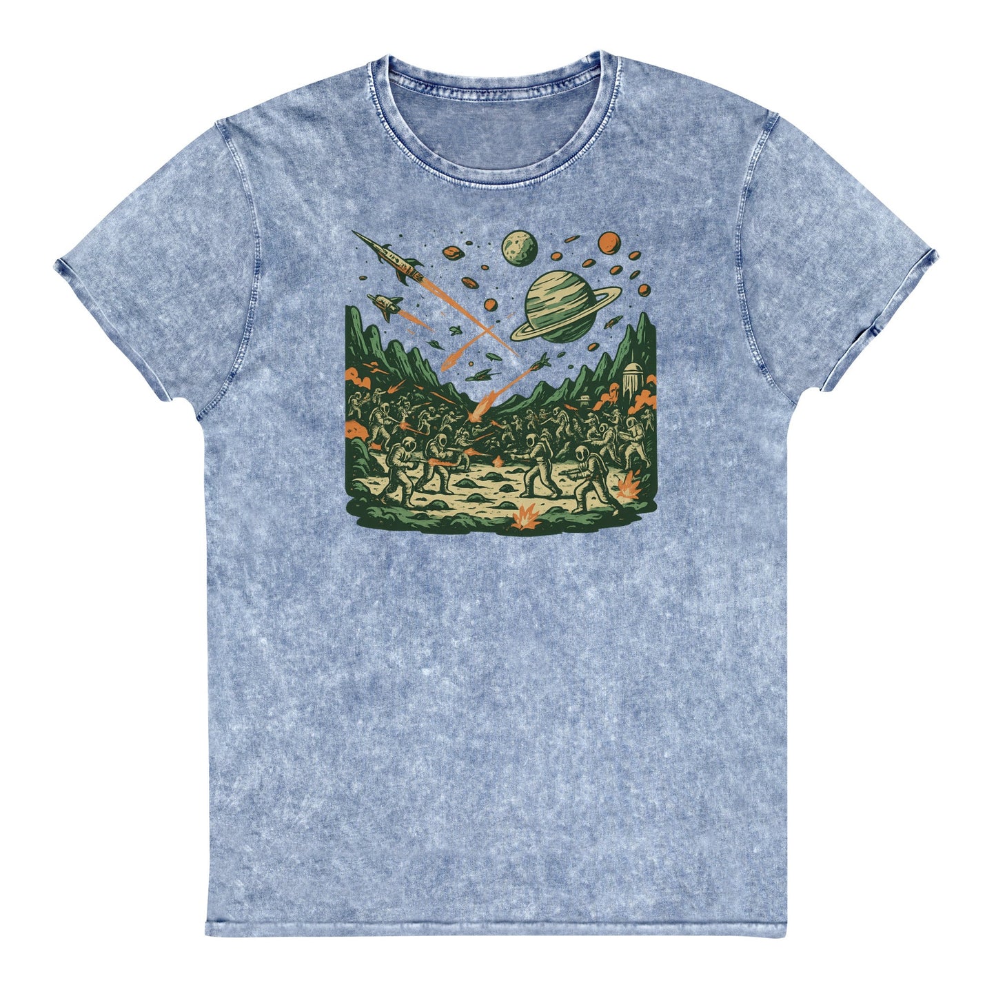 Alien Invasion Graphic Tee | Outer Space Shirt | Retro Sci - Fi Streetwear - IconVexa