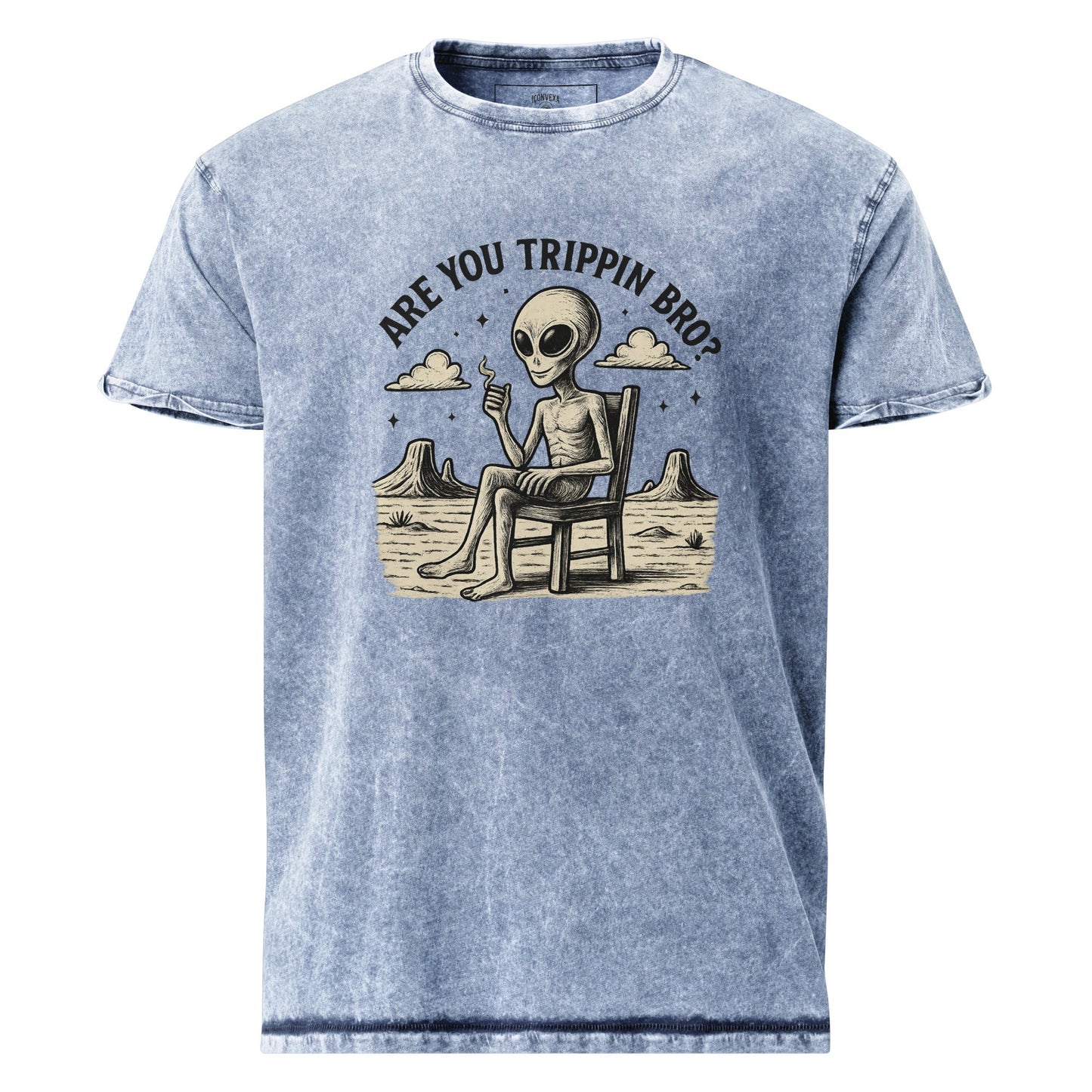 Are You Trippin Bro Alien Tee | Funny UFO Shirt | Retro Space Graphic for Him - IconVexa