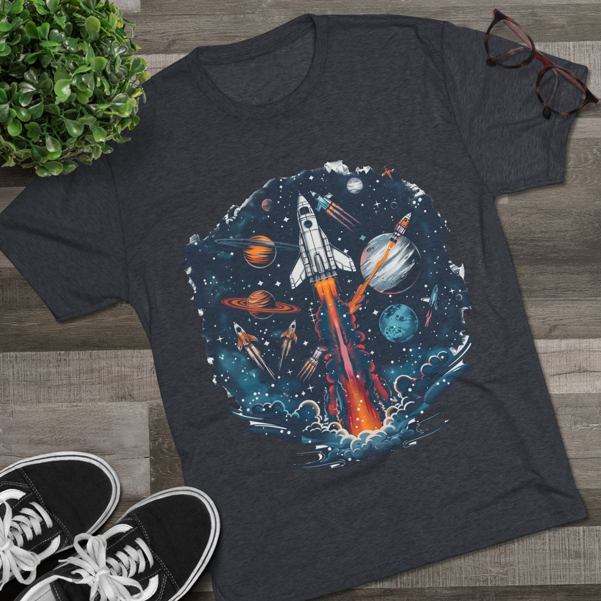Unisex Tri - Blend Crew Tee - IconVexa