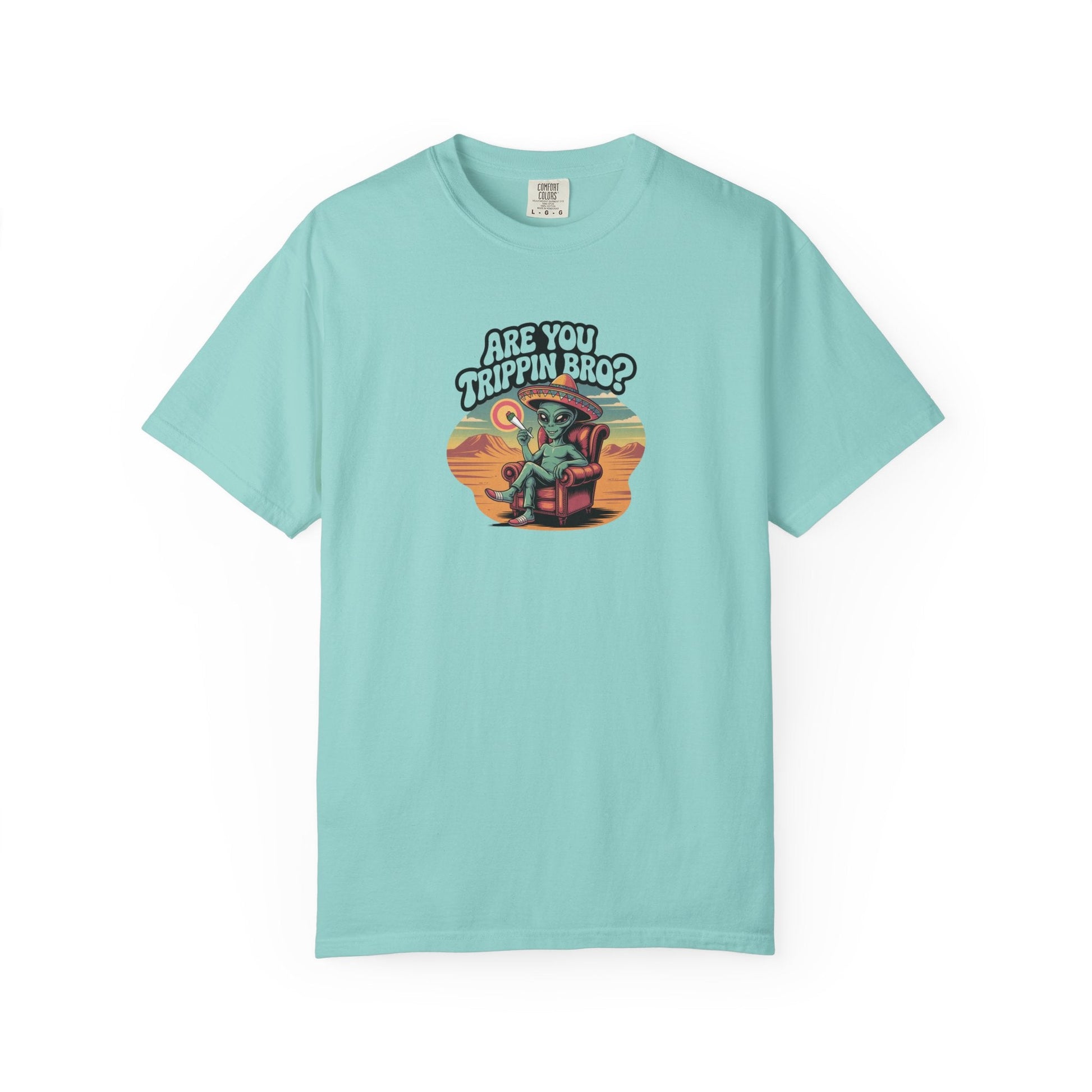 Funny Alien Shirt | Trippy Space Tee | Sci - Fi Stoner Gift - IconVexa