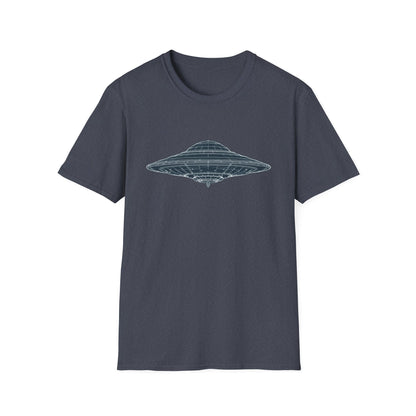 Unisex UFO Graphic T-Shirt, Fun Gift for Space Lovers, Casual Wear, Extra Soft T-Shirt, Birthday Gift, Geeky Apparel, Space Themed Clothing - IconVexa