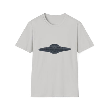 Stylish UFO Unisex Softstyle T-Shirt, Casual Tee, Space Lover Gift, Everyday Wear, Unique Graphic Shirt - IconVexa