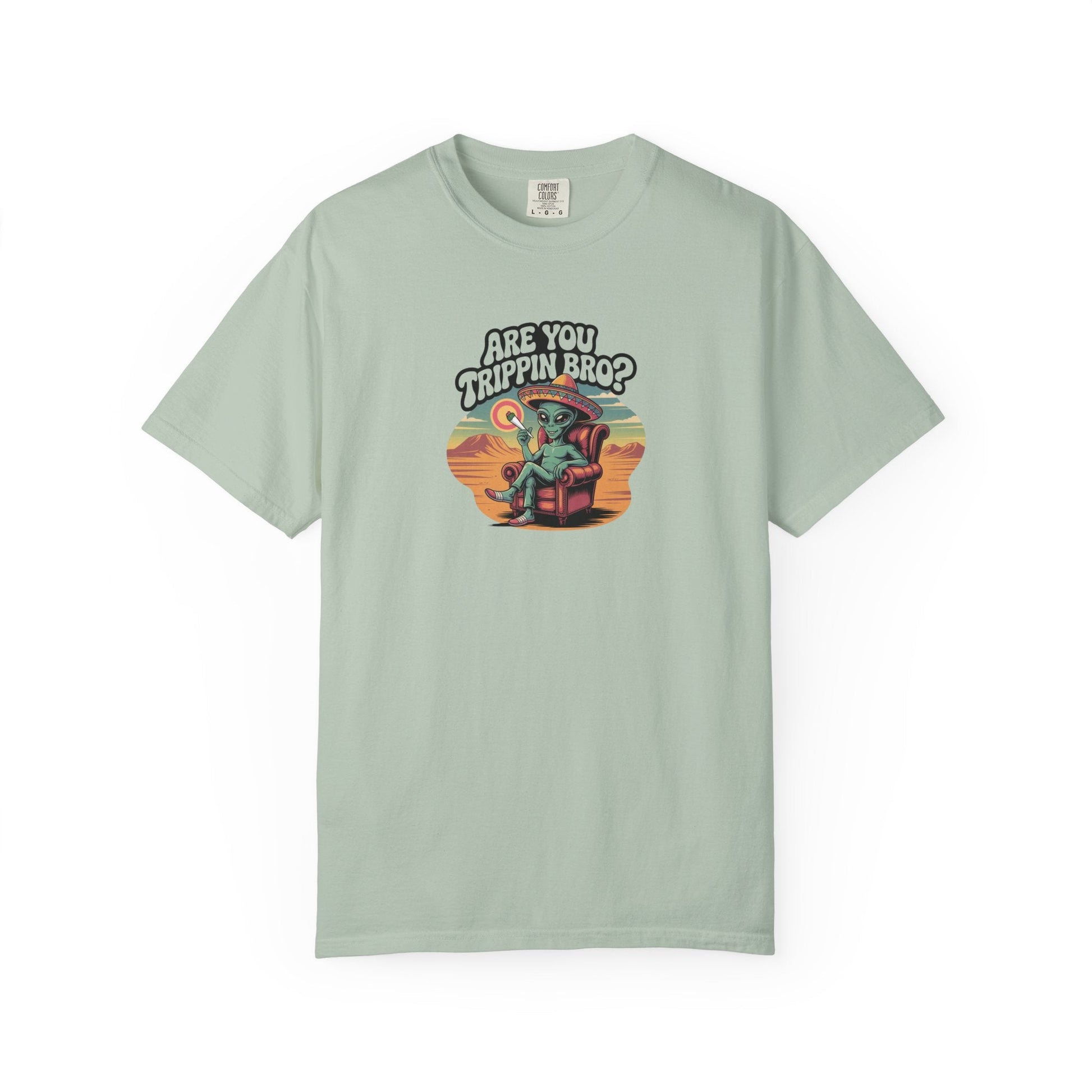 Funny Alien Shirt | Trippy Space Tee | Sci - Fi Stoner Gift - IconVexa