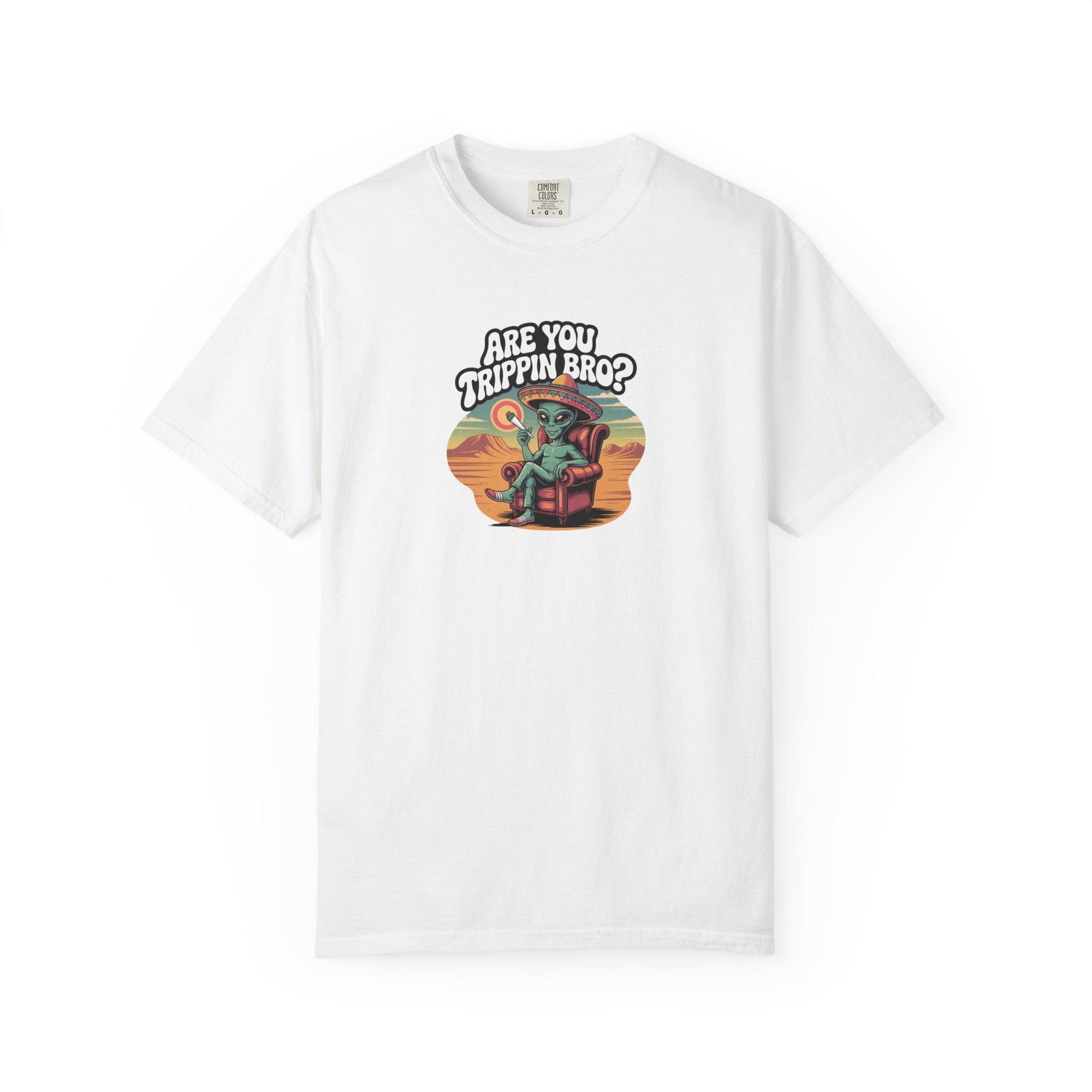 Funny Alien Shirt | Trippy Space Tee | Sci - Fi Stoner Gift - IconVexa
