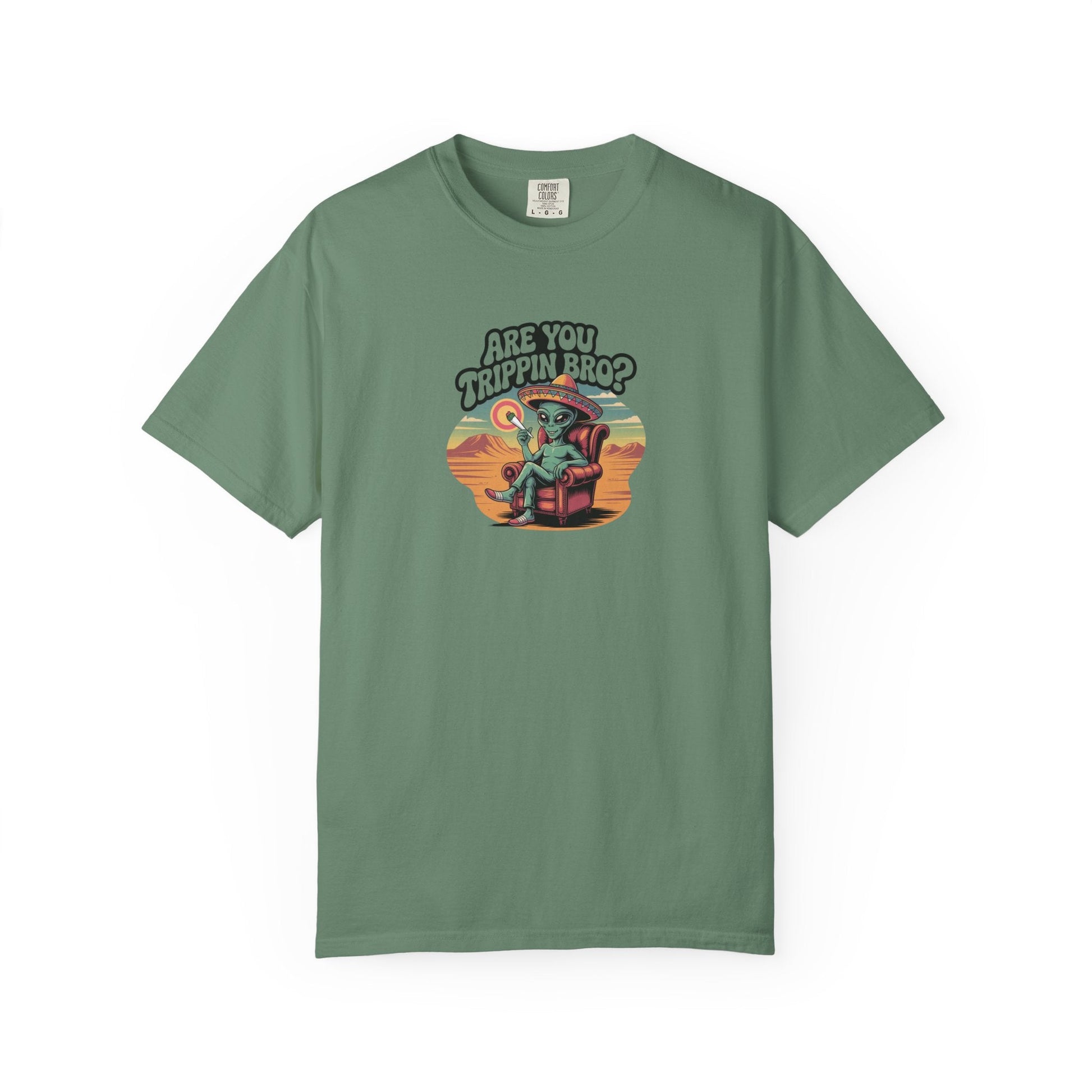 Funny Alien Shirt | Trippy Space Tee | Sci - Fi Stoner Gift - IconVexa