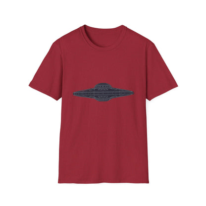 Stylish UFO Unisex Softstyle T-Shirt, Casual Tee, Space Lover Gift, Everyday Wear, Unique Graphic Shirt - IconVexa