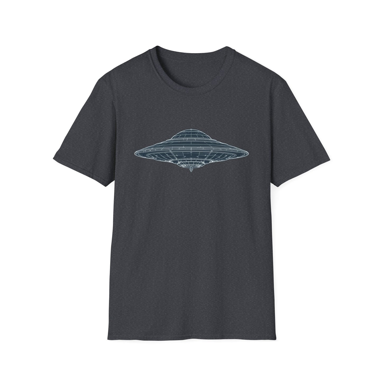 Unisex UFO Graphic T-Shirt, Fun Gift for Space Lovers, Casual Wear, Extra Soft T-Shirt, Birthday Gift, Geeky Apparel, Space Themed Clothing - IconVexa