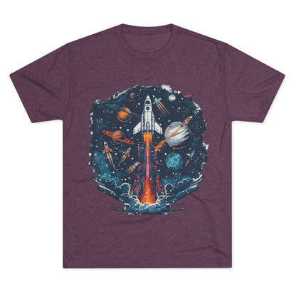 Unisex Tri - Blend Crew Tee - IconVexa